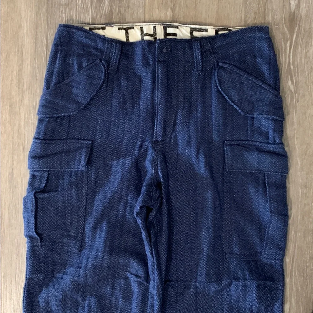 FREE PEOPLE We The Free Last Catch Pants NWT Navy Blue